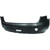 Paraurto posteriore verniciabile (no per versione qashqai +2) per NISSAN QASHQAI dal 2007 al 2010