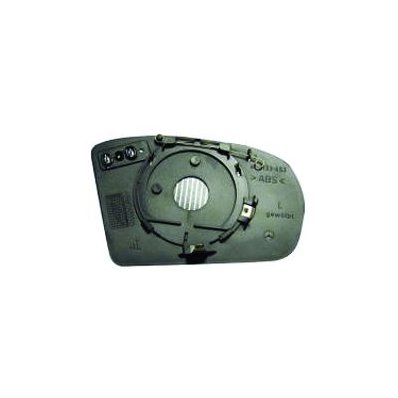 Piastra specchio retrovisore termica per MERCEDES-BENZ E dal 2002 al 2006 lato sinistro guidatore Codice OEM 2038100121