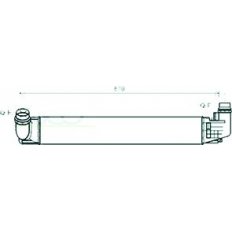Intercooler per DACIA DUSTER dal 2013 al 2017