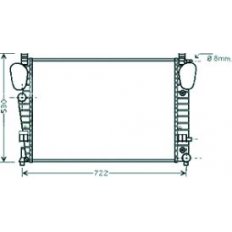 Radiatore acqua per MERCEDES-BENZ S W220 dal 2002 al 2004