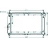 Radiatore acqua per CHEVROLET - DAEWOO KALOS dal 2002 al 2006