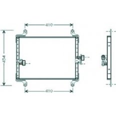 Condensatore per CITROEN JUMPER dal 1994 al 2002