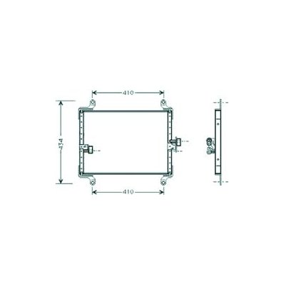 Condensatore per CITROEN JUMPER dal 1994 al 2002 Codice OEM 6455T3