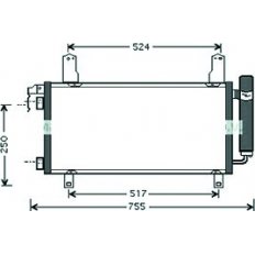 Condensatore per MAZDA 6 dal 2005 al 2007