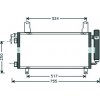 Condensatore per MAZDA 6 dal 2002 al 2005