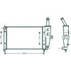 Radiatore acqua per FIAT PUNTO dal 1999 al 2003