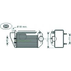 Intercooler per VOLKSWAGEN PASSAT dal 1996 al 2000