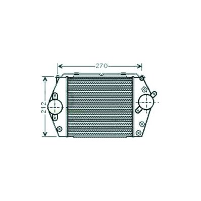 Intercooler per MAZDA 6 dal 2002 al 2005 Codice OEM RF5C13565