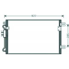 Condensatore per CHRYSLER - DODGE VOYAGER dal 2001 al 2004