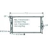 Radiatore acqua per BMW 1 E87 dal 2004 al 2007