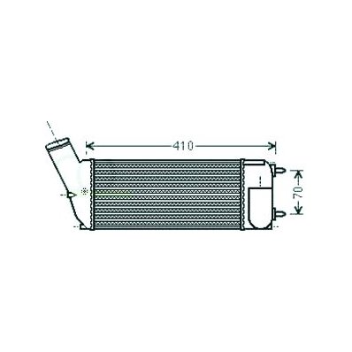 Intercooler per PEUGEOT 307 dal 2005 al 2007 Codice OEM 0384K0