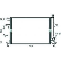 Condensatore per VOLVO S80 dal 1998 al 2003