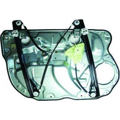 Meccanismo alzacristallo 5 porte anteriore con pannello per VOLKSWAGEN POLO dal 2001 al 2005 lato sinistro guidatore Codice OEM 6Q4837461F