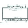 Radiatore acqua per FIAT PUNTO dal 1993 al 1999