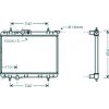 Radiatore acqua per PEUGEOT 206 dal 2009 al 2013