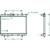 Radiatore acqua per PEUGEOT 206 dal 1998 al 2009