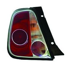 Fanale posteriore bordo nero per ABARTH 500 dal 2008 al 2015 lato destro passeggero