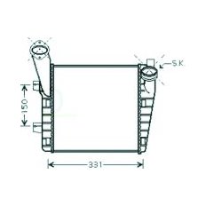 Intercooler per VOLKSWAGEN TOUAREG dal 2002 al 2007