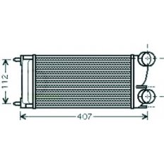 Intercooler per CITROEN BERLINGO dal 2008 al 2011