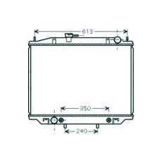 Radiatore acqua per NISSAN TERRANO II dal 1997 al 2000