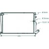 Radiatore acqua per CITROEN XANTIA dal 1993 al 1998