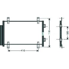 Condensatore per CITROEN JUMPER dal 2002 al 2006