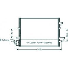 Condensatore per FORD MONDEO dal 2003 al 2007