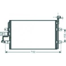 Condensatore per VOLKSWAGEN BORA dal 1998 al 2005