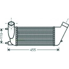 Intercooler per CITROEN JUMPY dal 2007 al 2016