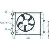 Radiatore acqua per SKODA FABIA dal 1999 al 2004