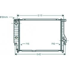 Radiatore acqua per BMW 3 E36 dal 1991 al 1998