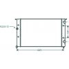 Radiatore acqua per VOLKSWAGEN PASSAT dal 1988 al 1993