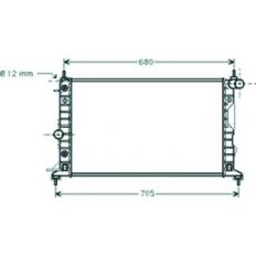 Radiatore acqua per OPEL VECTRA B dal 1999 al 2002