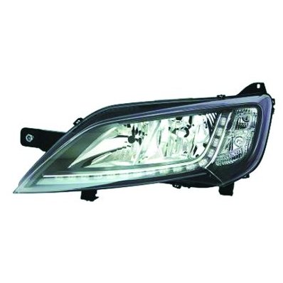 Proiettore nero led per CITROEN JUMPER dal 2014 lato sinistro guidatore Codice OEM 1612041480