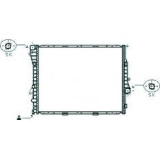 Radiatore acqua per BMW X5 E53 dal 1999 al 2003