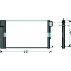 Condensatore per CITROEN NEMO dal 2007