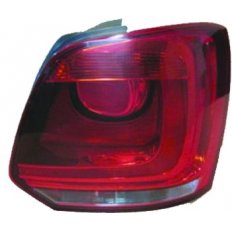 Fanale posteriore rosso per VOLKSWAGEN POLO dal 2009 al 2014 lato destro passeggero