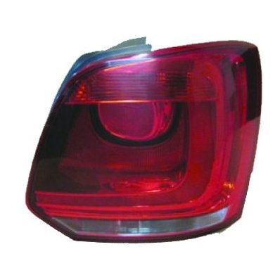 Fanale posteriore rosso per VOLKSWAGEN POLO dal 2009 al 2014 lato destro passeggero Codice OEM 6R0945096L