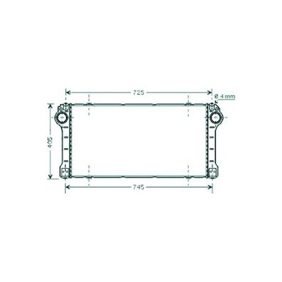 Intercooler per TOYOTA VERSO dal 2009 al 2013 Codice OEM 179400R040