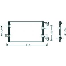 Condensatore per OPEL VIVARO dal 2006 al 2014