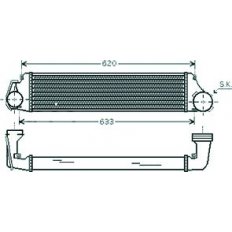 Intercooler per BMW 3 E46 dal 2001 al 2005