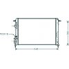 Radiatore acqua per RENAULT MEGANE dal 1995 al 1999