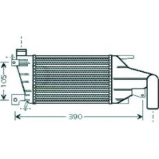 Intercooler per OPEL ASTRA H dal 2004 al 2007