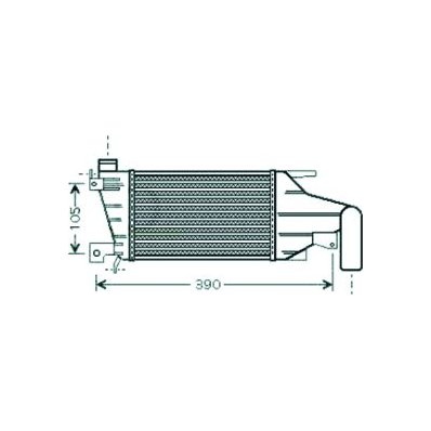 Intercooler per OPEL ASTRA H dal 2004 al 2007 Codice OEM 6302058