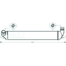 Intercooler per RENAULT LAGUNA dal 2010 al 2015