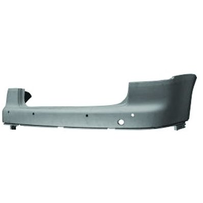 Paraurto posteriore verniciabile con fori sensore per VOLKSWAGEN TOURAN dal 2003 al 2006 Codice OEM 1T0807417AGRU