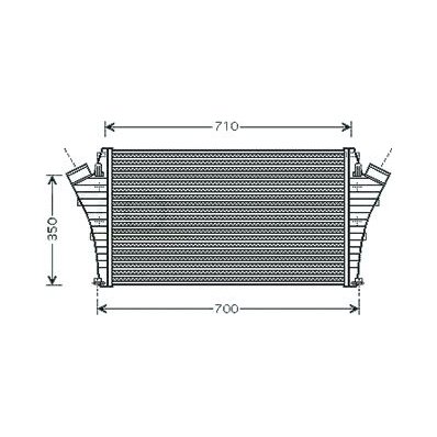 Intercooler per OPEL SIGNUM dal 2003 al 2005 Codice OEM 6302040