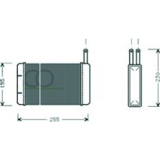 Scambiatore di calore per FORD FIESTA MK III dal 1989 al 1995