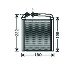 Scambiatore di calore per VOLKSWAGEN GOLF  VI dal 2009 al 2013