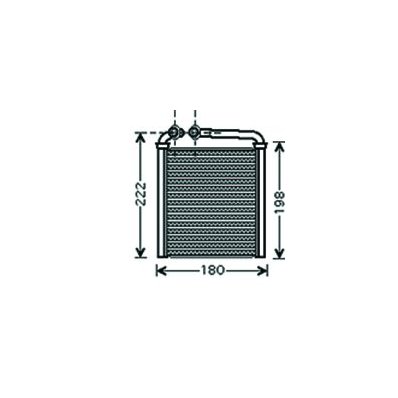 Scambiatore di calore per VOLKSWAGEN GOLF  VI dal 2009 al 2013 Codice OEM 3C0819031